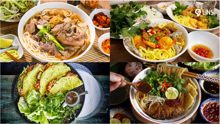 bản đồ ẩm thực Việt Nam