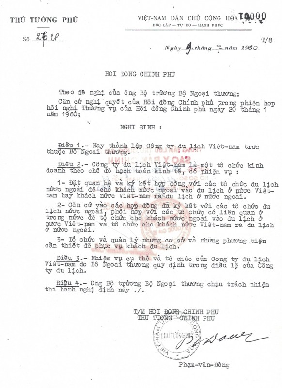 Lịch sử du lịch Việt Nam 1945-1975